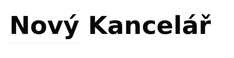 Nový Kancelář logo